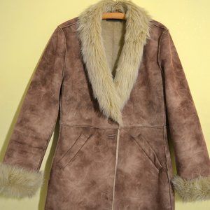 Y2K Bratz Doll faux fur coat